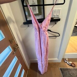 Scotch & Soda Pink Maxi Dress